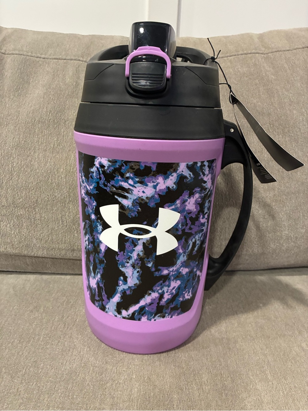 Under Armour Playmaker 64 oz Printed Jug in the Purple Dyed